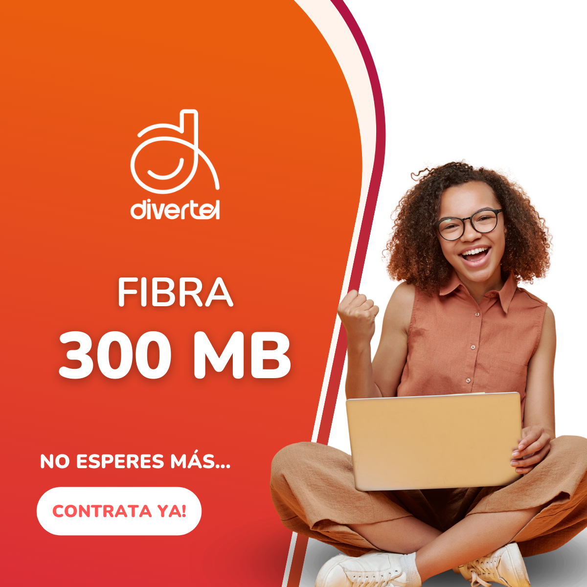 Fibra 300 Mb